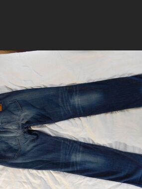 Men's Slim Straight Washed Blue Jeans